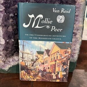 Van Reid "Mollie Peer" Hardcover Book - Teal & Multicolor Cover